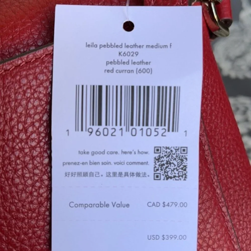Kate Spade Leila Medium Flap Leather Shoulder Bag - Picture 15 of 16